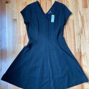 NWT Banana Republic Black Midi A-Line Dress